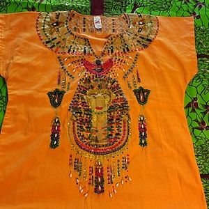 Beaded Egyptian Dashiki Dress