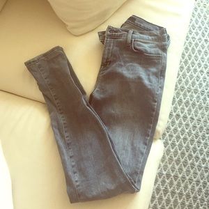J Brand Maria High Rise Super Skinny Jeans in Dove