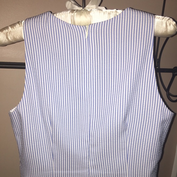 London Style Collection Seersucker Dress - Picture 3 of 3