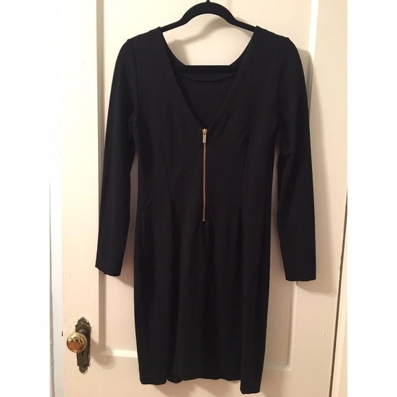 Banana Republic Dress Ponte Zip Back Dress - Picture 4 of 4