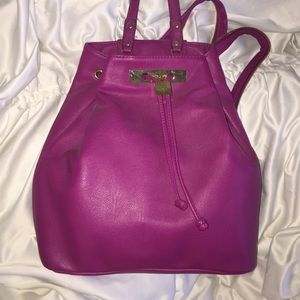 Olivia + Joy Kelsey Drawstring Backpack in Fuchsia