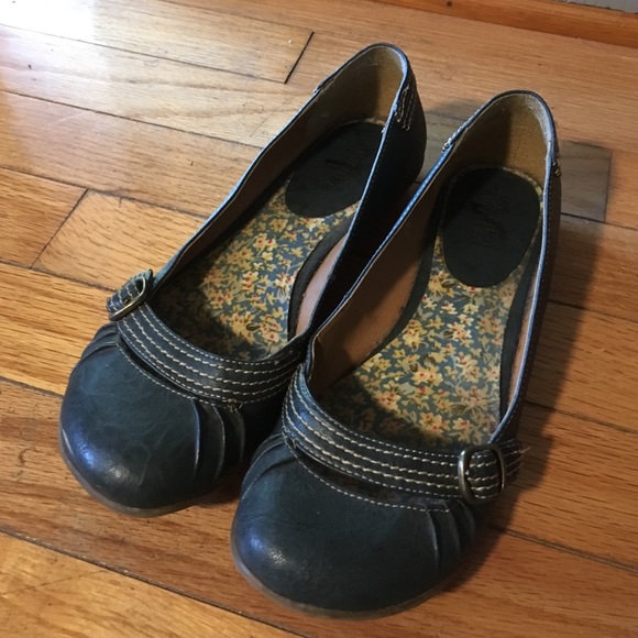 Blue flats