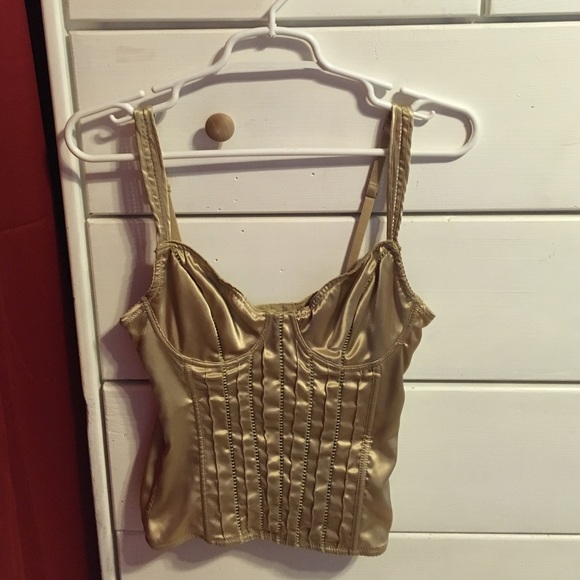 Gold corset