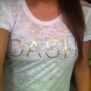 DASH Boutique Burnout Scoop Neck Tee