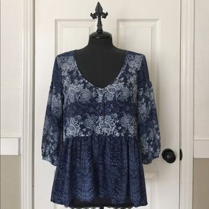 Urban Outfitters peplum blouse