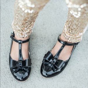 Black Patent leather girls shoes
