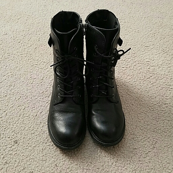 Sonoma Life + Style black combat boots