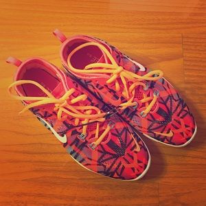 New Nike Free 5.0 Orange US 7