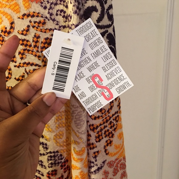 Lularoe Jacquard Carly Fall Colors - Picture 2 of 2