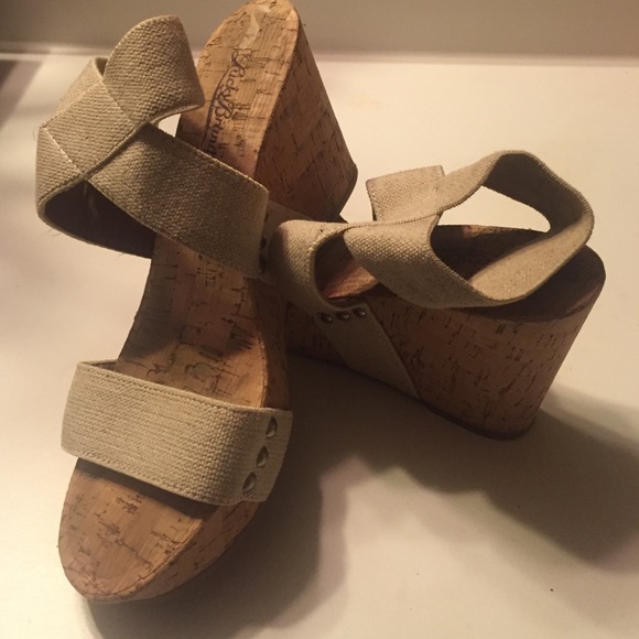 Lucky Brand Wedge heel sandals