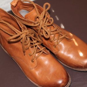 H&M Golden-Brown Combat Boots