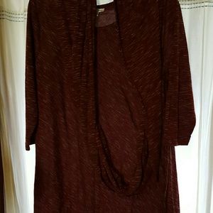 2 for $10!          Knit shirt w/infinity scarf