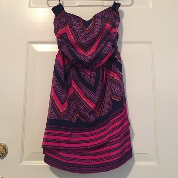 Express strapless dress