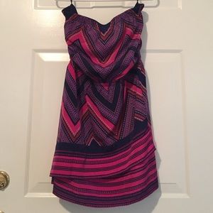 Express strapless dress