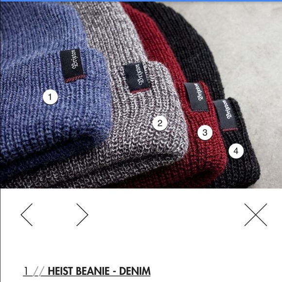 Brixton Heist Black Beanie