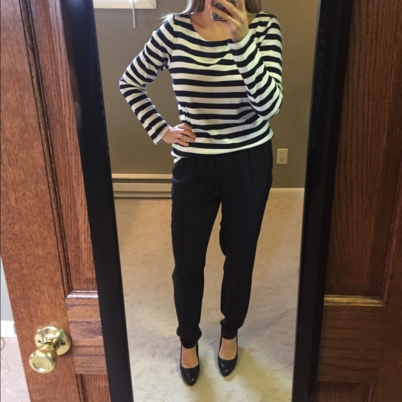 BB Dakota Black Silk Joggers