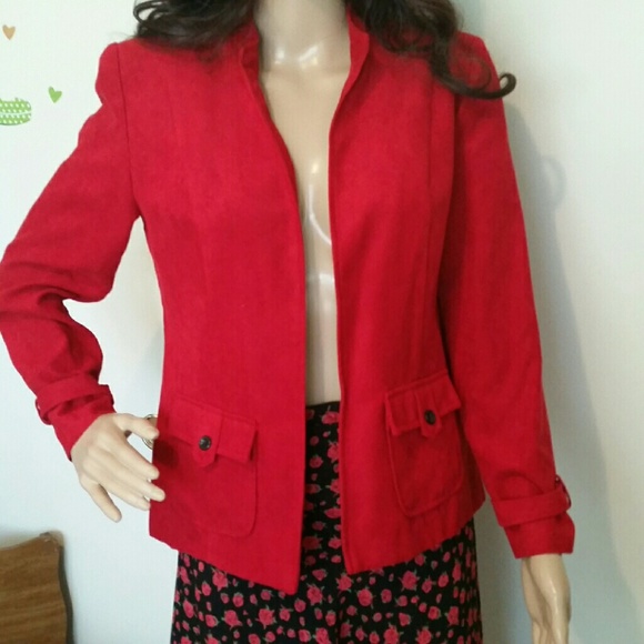 Faux Swede Dress Jacket 10P - Picture 2 of 4