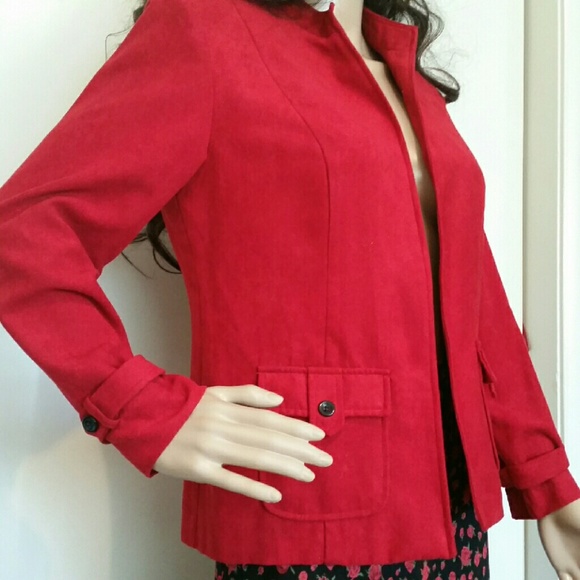 Faux Swede Dress Jacket 10P - Picture 3 of 4