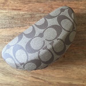 Coach tortoiseshell glasses and case