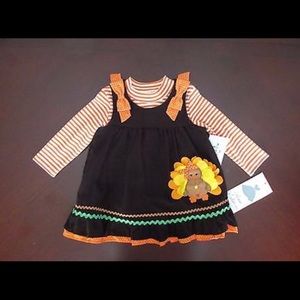 Rare Editions thanksgiving dress 3 months