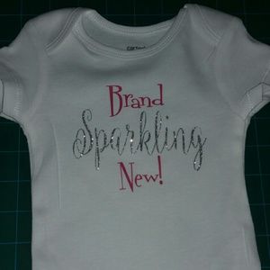 Brand Sparkling New! Glitter Onsie