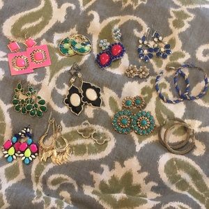Lot of 13 Costume Style Earrings
