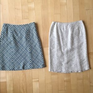 2 fall Ann Taylor skirts. Size 2.