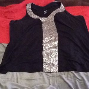 Black casual blouse