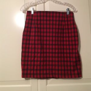 Plaid skirt