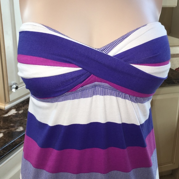 Tommy Bahama strapless dress.