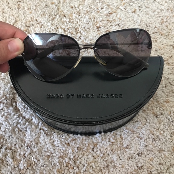 Marc Jacobs heart aviator sunglasses