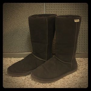 Brown Bearpaw Suede Boots