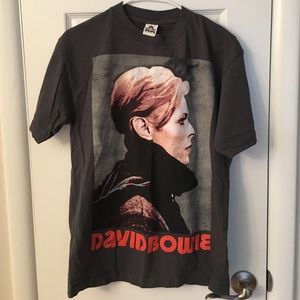 David Bowie Side profile Tee Shirt