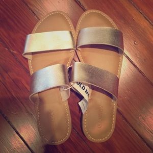 Gold sandals