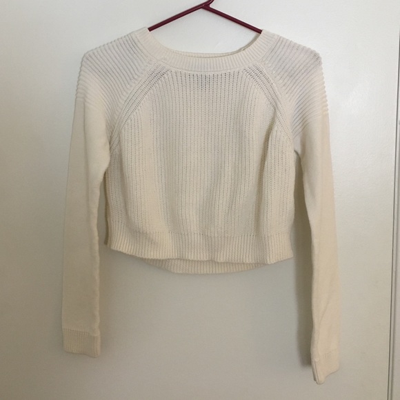Cream cropped sweater