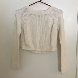 Cream cropped sweater