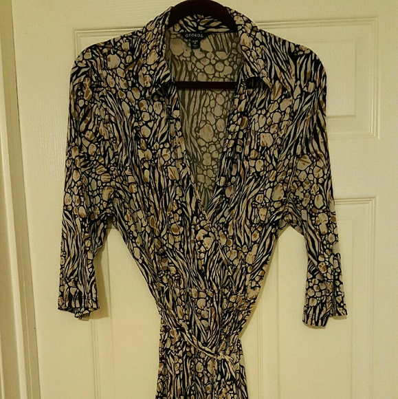 Faux wrap astound dress