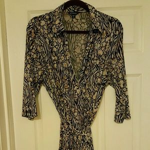 Faux wrap astound dress