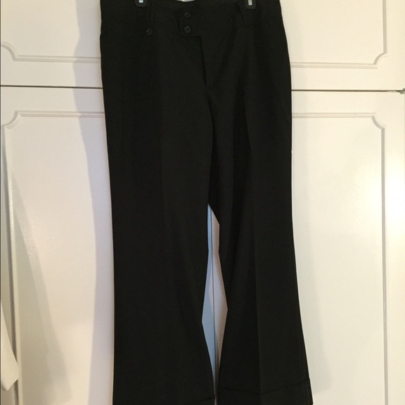 Banana Republic 14 Jackson suit pants black cuff