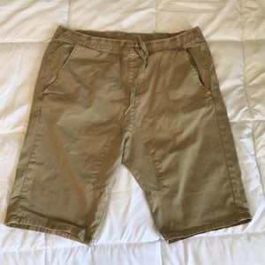 Skinny Khaki Shorts