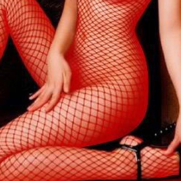❣️HOT RED (XL) BodyStocking - Picture 1 of 5