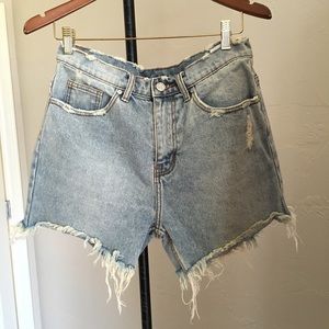 UNIF boyfriend denim shorts