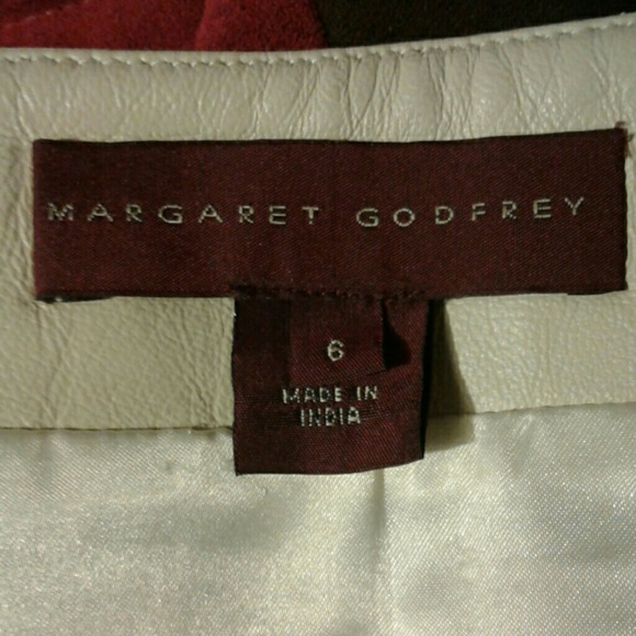 GENUINE LEATHER MARGARET GODFREY SKIRT - Picture 3 of 4