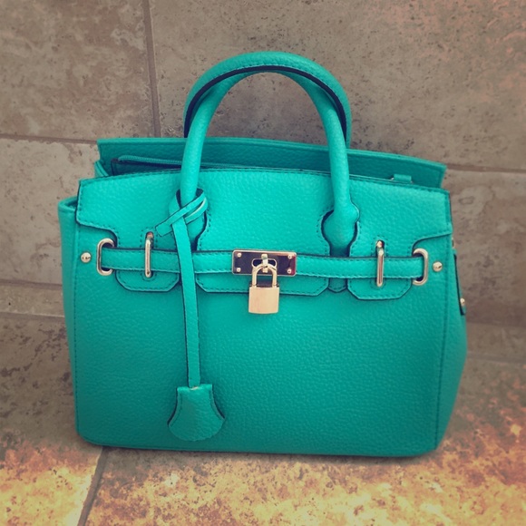 JustFab mini Hermes lookalike tote