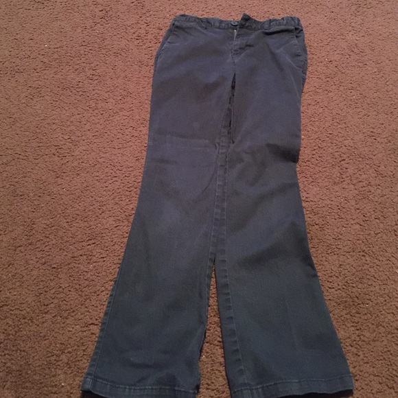 Children place uniform pants