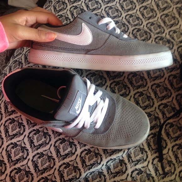 Grey Nike shoes