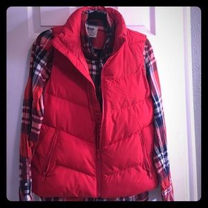 Red Puffer Vest!