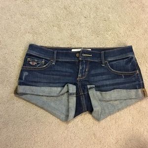 Hollister jean shorts
