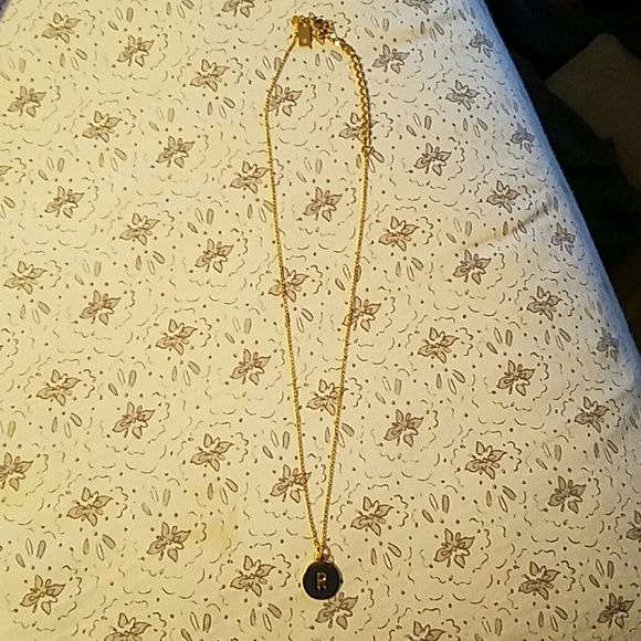 Kate Spade "R" necklace