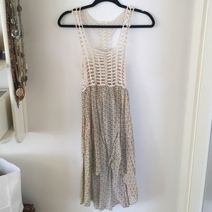 Crochet coverup dress